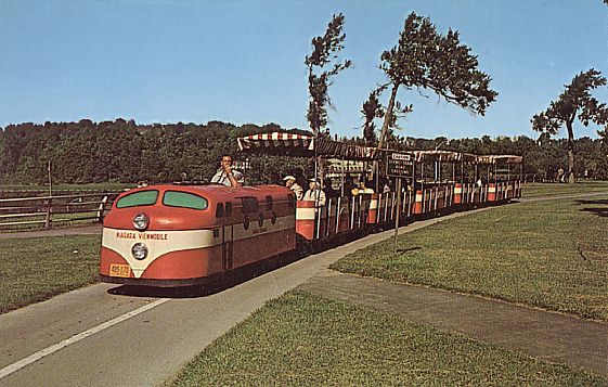 #005 goat island locomotive tram