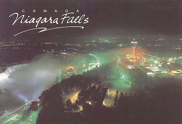 #6: niagara falls canada, alive at night