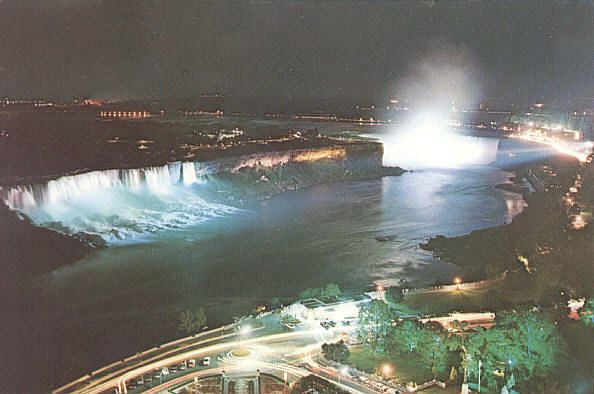 #8: niagara falls at night