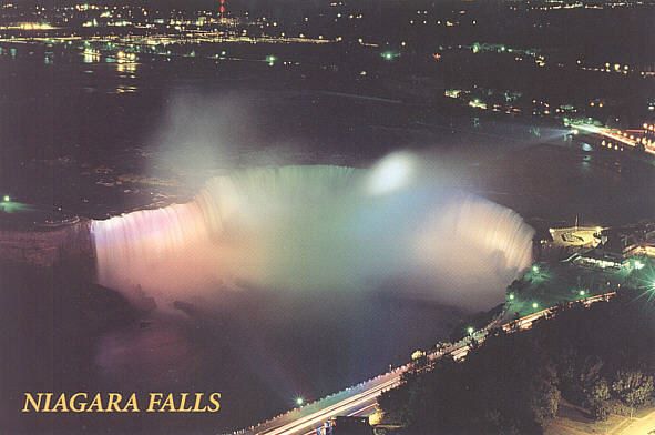 #21: horseshoe falls at night