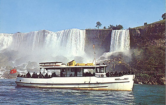 #006 1955 version of maid of the mist, hull repainted to white