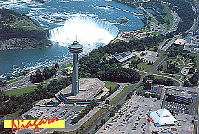 #001 horseshoe falls, skylon in center