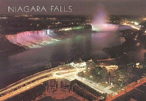 #7: niagara falls at night