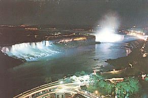 #8: niagara falls at night