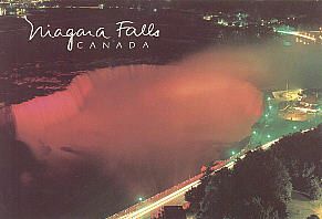 #19: horseshoe falls at night