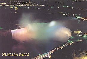 #21: horseshoe falls at night