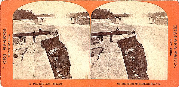 #001 stereo view of prospect point, 3 people