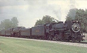 pic 47: nickel plate #587, and norfolk + western #611