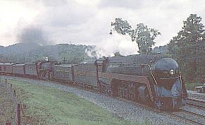 pic 48: norfolk + western #611, and nickel plate #587