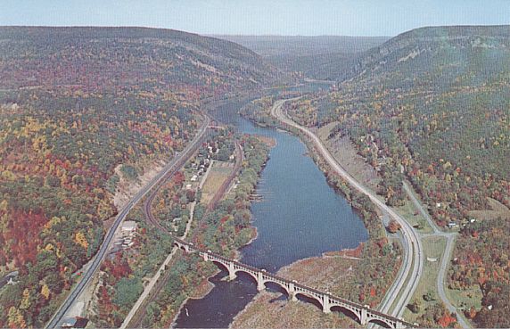 #019 airview of delaware water gap