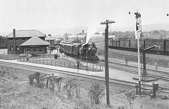 #003 new brick 'upper' railroad station, circa 1901