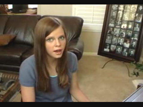 tiffany alvord in her jul 30, 2008 video, performing her original song ~So Far Away~